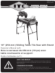 ITC Tile Saw Operator's Manual