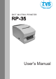 TVS electronics RP-35 User Manual