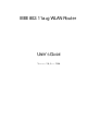 Repotec IEEE 802.11a+g WLAN Router User Manual