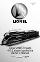 Lionel 238E Torpedo 4-6-2 steam locomotive Owner's Manual