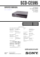 Sony SCD-CE595 Service Manual