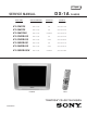Sony TRINITRON KV-32HS20 Service Manual
