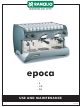 Rancilio epoca S Use And Maintenance Manual