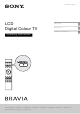 Sony KDL-60NX815 Operating Instructions Manual