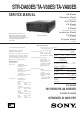 Sony STR-DA80ES Service Manual