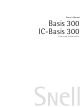 Snell IC-Basis 300 Owner's Manual