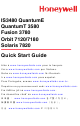 Honeywell IS3480 QuantumE Quick Start Manual
