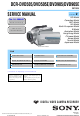 Sony DCR-DVD505 Service Manual
