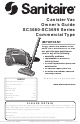 Sanitaire SC3680 Series Owner's Manual