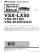 Pioneer VSX-LX50 Service Manual
