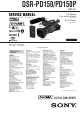Sony DVCAM DSR-PD150 Service Manual