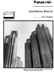 Panasonic KX-TA624 Installation Manual