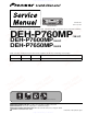 Pioneer DEH-P760MP Service Manual
