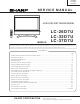 Sharp LC-26D7U Service Manual