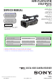 Sony HVR-Z1J Service Manual