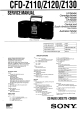 Sony CFD-Z110 Service Manual