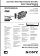 Sony Handycam CCD-TR57 Service Manual