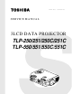 Toshiba TLP-250 Service Manual