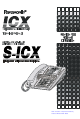 Panasonic S-ICX Technical Manual