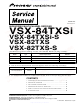 Pioneer VSX-84TXSi Service Manual
