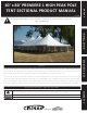 Celina 40’ x 80’ PREMIERE 1 HIGH PEAK POLE TENT Product Manual
