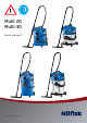 Nilfisk-Advance Multi 20 User Manual