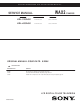 Sony KDL-32S2400 Service Manual