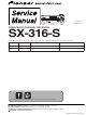 Pioneer SX-316-S Service Manual