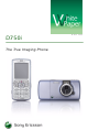 Sony Ericsson D750i White Paper