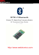Webtronico BTM-5 Bluetooth User Manual