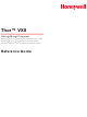 Honeywell Thor VX8 Reference Manual