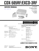 Sony CDX-505RF/EXCD-3RF Service Manual