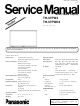 Panasonic TH-37PW4 Service Manual