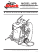 Shark HPB-2011 Operating And Parts Manual