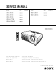 Sony VPL-PS10 Service Manual