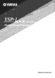 Yamaha YSP-1 Owner's Manual