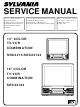 Sylvania SRC2213 Service Manual