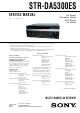 Sony STR-DA5300ES Service Manual