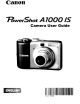 CANON POWERSHOT A1000 IS USER MANUAL Pdf Download | ManualsLib