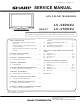 Sharp LC-32D62U Service Manual