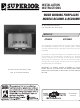 Superior BC36MH Installation Instructions Manual