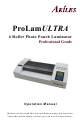 Akiles ProLamULTRA Operation Manual