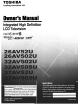 Toshiba 26AV52U Owner's Manual
