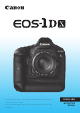 Canon EOS-1D X Instruction Manual