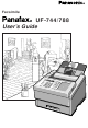 Panasonic Panafax UF-744 User Manual