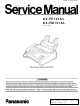 Panasonic KX-FP121AL Service Manual