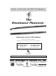 Starburst Phantom The Starburst Phantom ULB42-DLP Installation And Instruction Manual