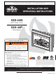 Napoleon GDI-44N Installation And Operating Instructions Manual