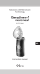 GERATHERM Micromesh GT-7002 Instruction Manual