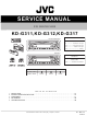 JVC KD-G311 Service Manual